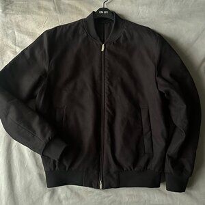 COS Black Padded Bomber Jacket -- Men -- Size M